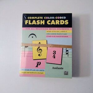 Music Flashcards, Color-Coded - Complete Set, Alfred